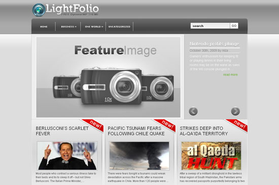 free theme lightfolio